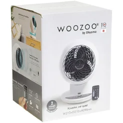 Gifi Ventilateur^Ventilateur rafraîchisseur Woozoo oscillant blanc avec télécommande