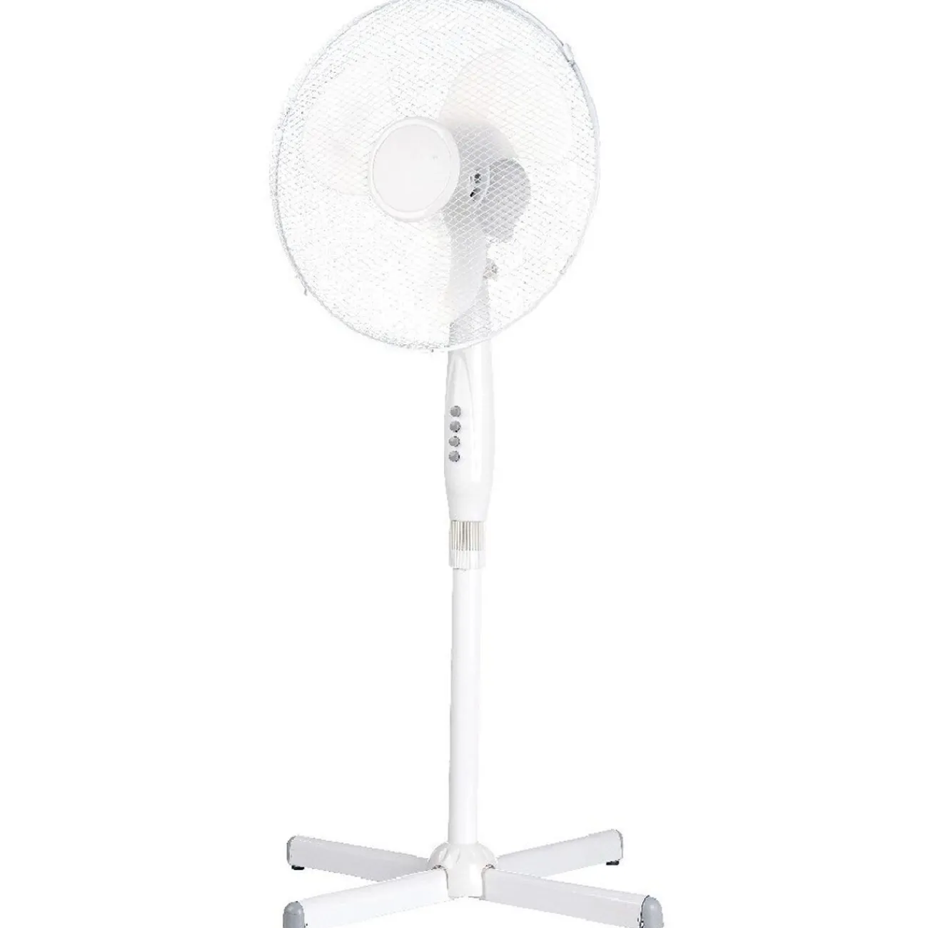 Gifi Ventilateur^Ventilateur sur pied blanc
