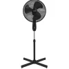 Gifi Ventilateur^Ventilateur sur pied Homday 3 vitesses 50 W noir