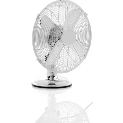 Gifi Ventilateur^Ventilateur sur table gris chromé Homday 30 cm