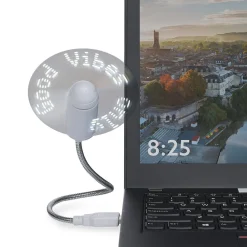 Gifi Ventilateur^Ventilateur USB avec message LED