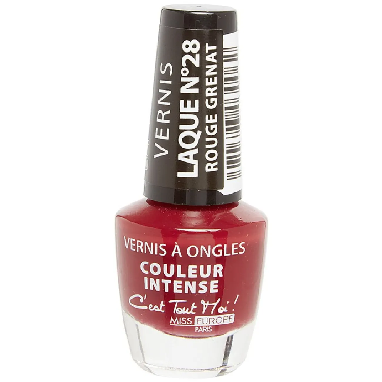 Gifi Beauté^Vernis à ongles laqué rouge grenat n°28