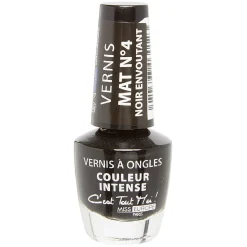 Gifi Beauté^Vernis à ongles mat noir envoûtant n°04