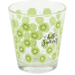 Gifi Verre à eau motifs fruits exotiques 25,5 cl - Summer time