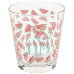 Gifi Verre à eau motifs fruits exotiques 25,5 cl - Summer time