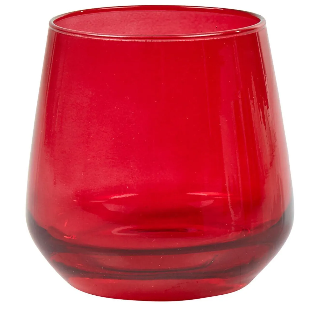Gifi Verre à eau rouge translucide x6
