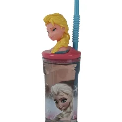 Gifi Verre à paille figurine La Reine des Neiges Elsa