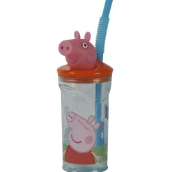 Gifi Verre à paille figurine Peppa Pig