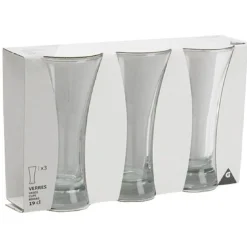 Gifi Verre à pastis 19cl x3