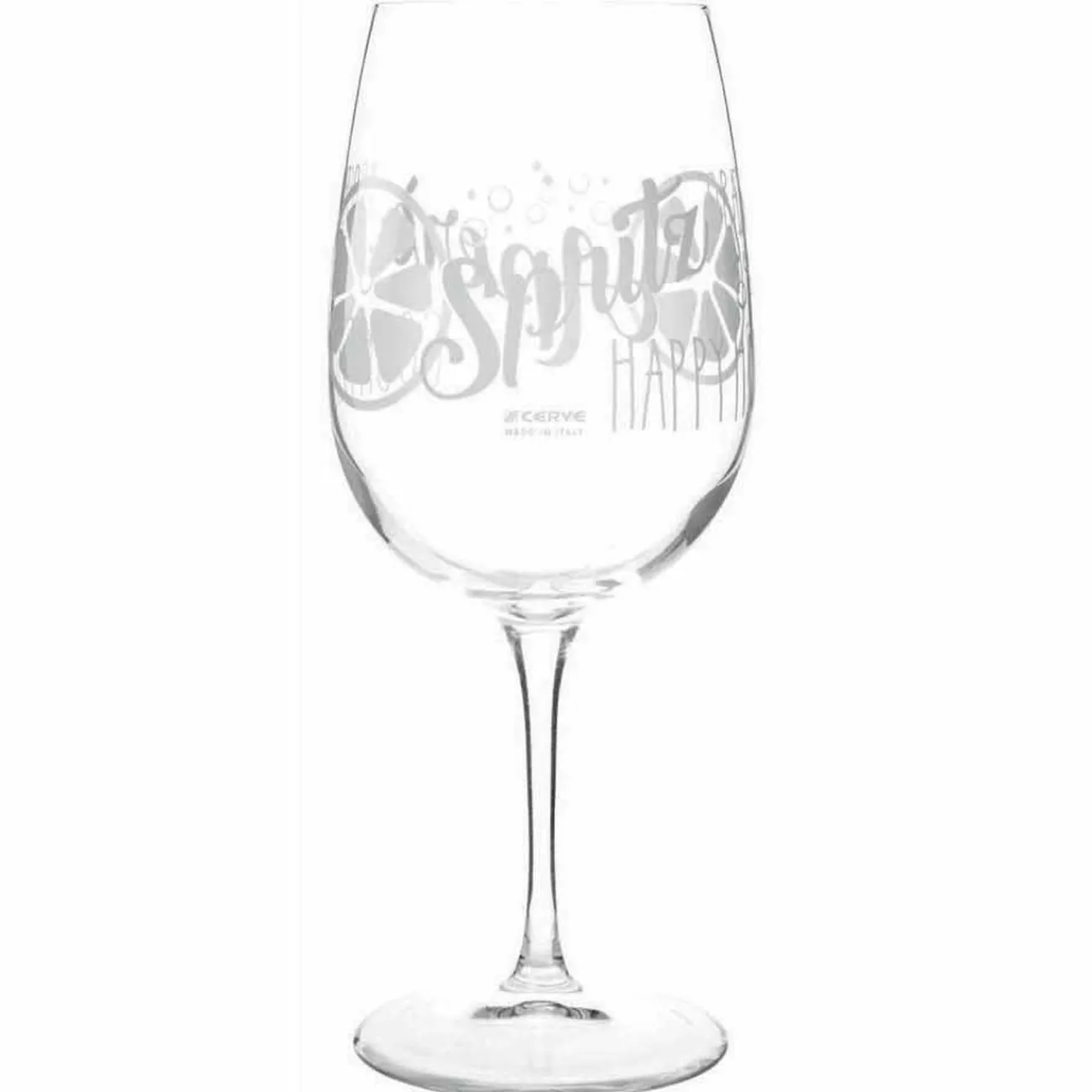Gifi Verre à pied décor apéritif 50 cl x2