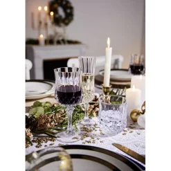 Gifi Verre à pied gamme Longchamp Cristal D'Arques Paris 25 cl x4