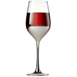 Gifi Verre à pied Oksana argenté 35cL x4