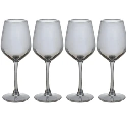 Gifi Verre à vin argenté x4