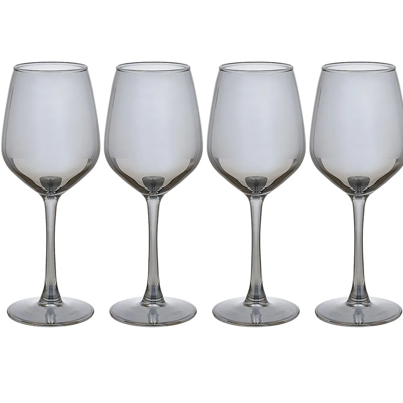 Gifi Verre à vin argenté x4