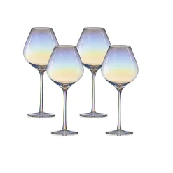 Gifi Verre à vin iridescent 58 cl x4