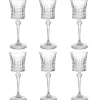 Gifi Verre à vin Lady Diamond transparent 19 cl x6