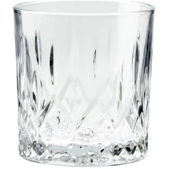 Gifi Verre à whisky transparent ciselé 33 cl x4
