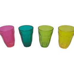 Gifi Verre bas coloré en verre 23 cl x 8