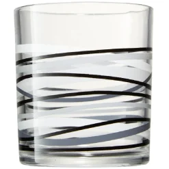Gifi Verre bas motif rayure graphique 25 cl x 6