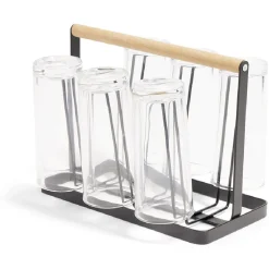 Gifi Verre 22cl transparent x6 avec support