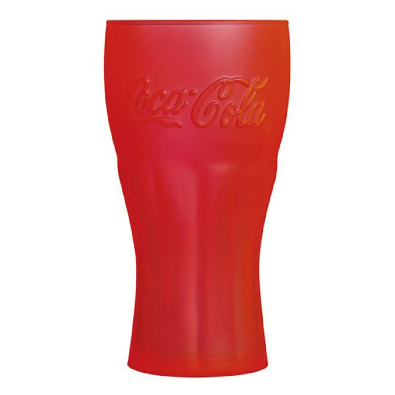 Gifi Verre Coca-Cola rouge fluo 37 cl