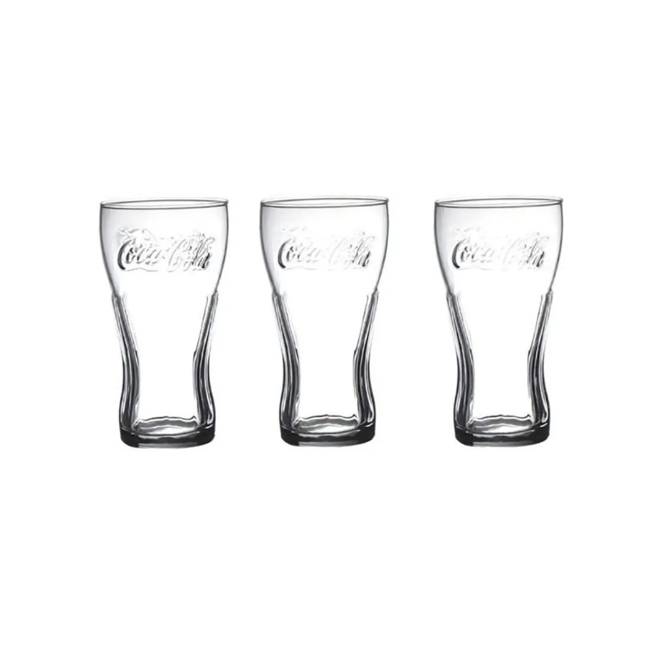 Gifi Verre Coca-Cola transparent x3