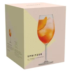 Gifi Verre cocktail Spritz 53 cl x4