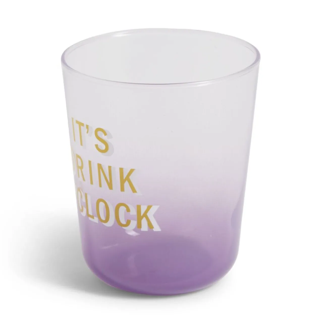 Gifi Verre coloré avec message 315ml