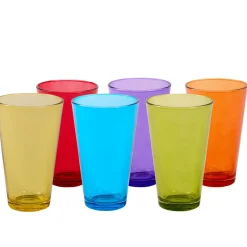 Gifi Verre coloré multicolore x6