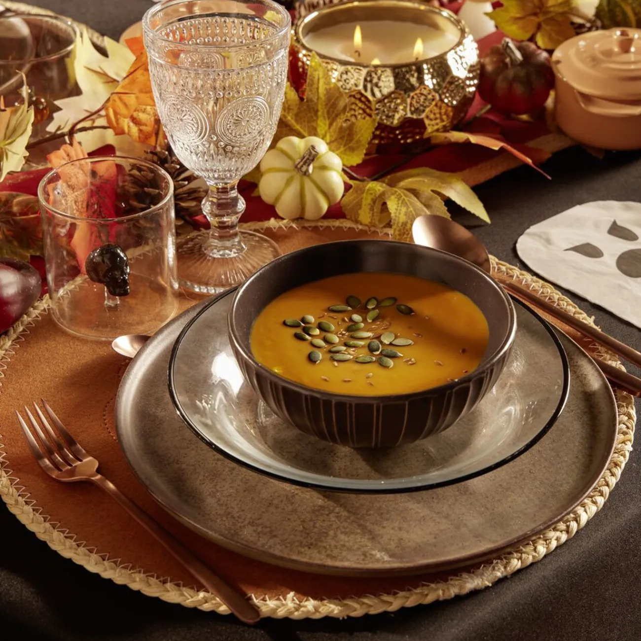 Gifi Verre décor écureuil 350ml Ø8xH8,5cm