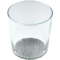 Gifi Verre décor fleuri X3