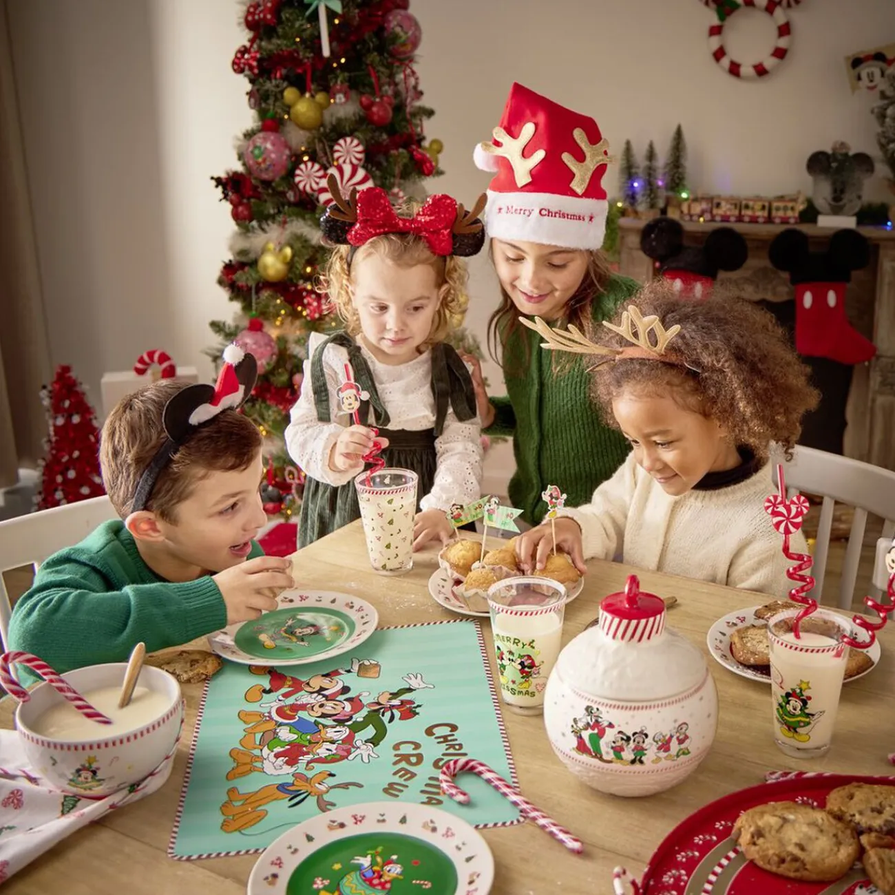 Gifi Verre Disney Noël Mickey Minnie 30cl x3