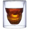 Gifi Verre double paroi Halloween tête de mort 25cl