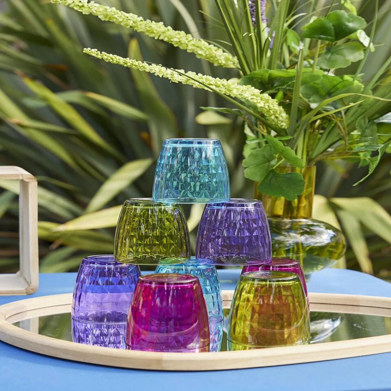 Gifi Verre gobelet coloré uni x 4