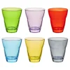 Gifi Verre gobelet jazz empilable uni coloré x 6