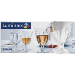 Gifi Verre haut à pied transparent haut Luminarc x3