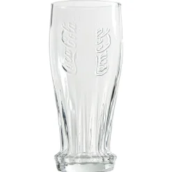 Gifi Verre haut Coca-Cola Caps design bouteille à l'envers transparent 35cl