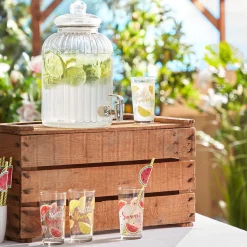 Gifi Verre haut pastèque Hello Summer x 6