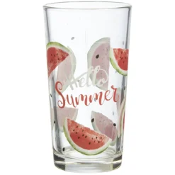 Gifi Verre haut pastèque Hello Summer x 6