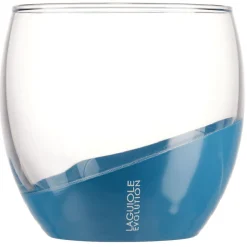 Gifi Verre Laguiole Evolution petit modèle transarent et bleu 34,5 cl
