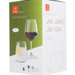 Gifi Verre Restaurant Bormioli Rocco x8