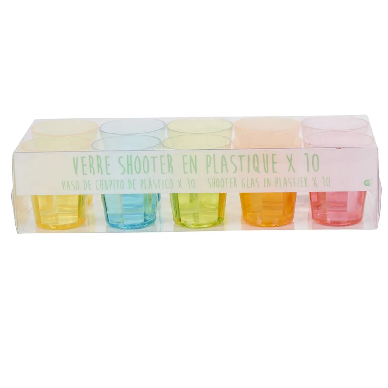 Gifi Verre shooter coloré x10