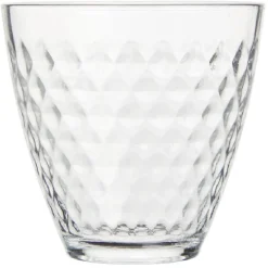 Gifi Verre transparent design point relief 25 cl x12
