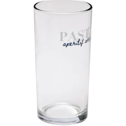 Gifi Verre tubo avec inscription Pastis apéritif anisé 25cl