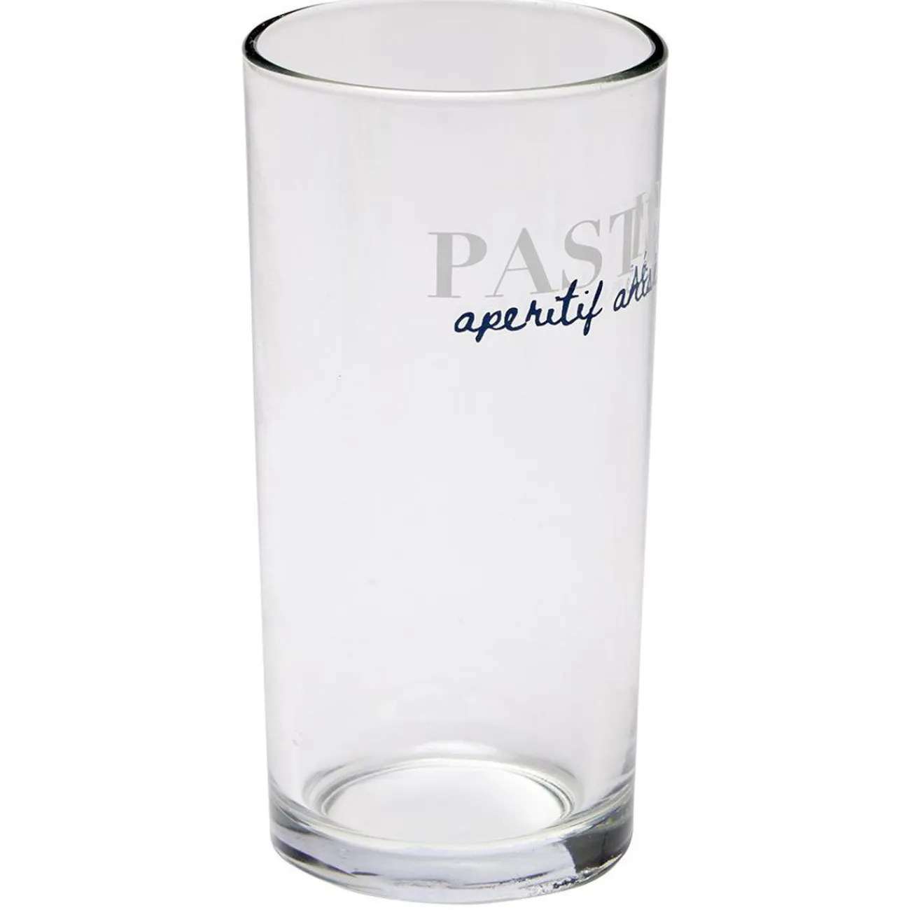 Gifi Verre tubo avec inscription Pastis apéritif anisé 25cl