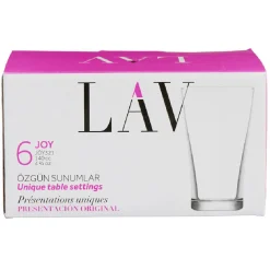 Gifi Verrine LAV en verre transparent 14 cl x6