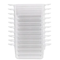 Gifi Verrine rectangulaire en plastique réutilisable x10