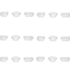 Gifi Verrine ronde rectangle et carré x 18