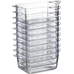 Gifi Verrine x50 + mini-cuillère x50 réutilisable transparent