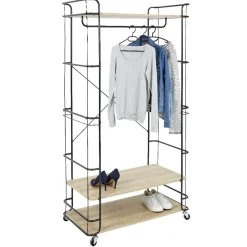 Gifi Rangement|Vestiaire portant range chaussures noir et beige